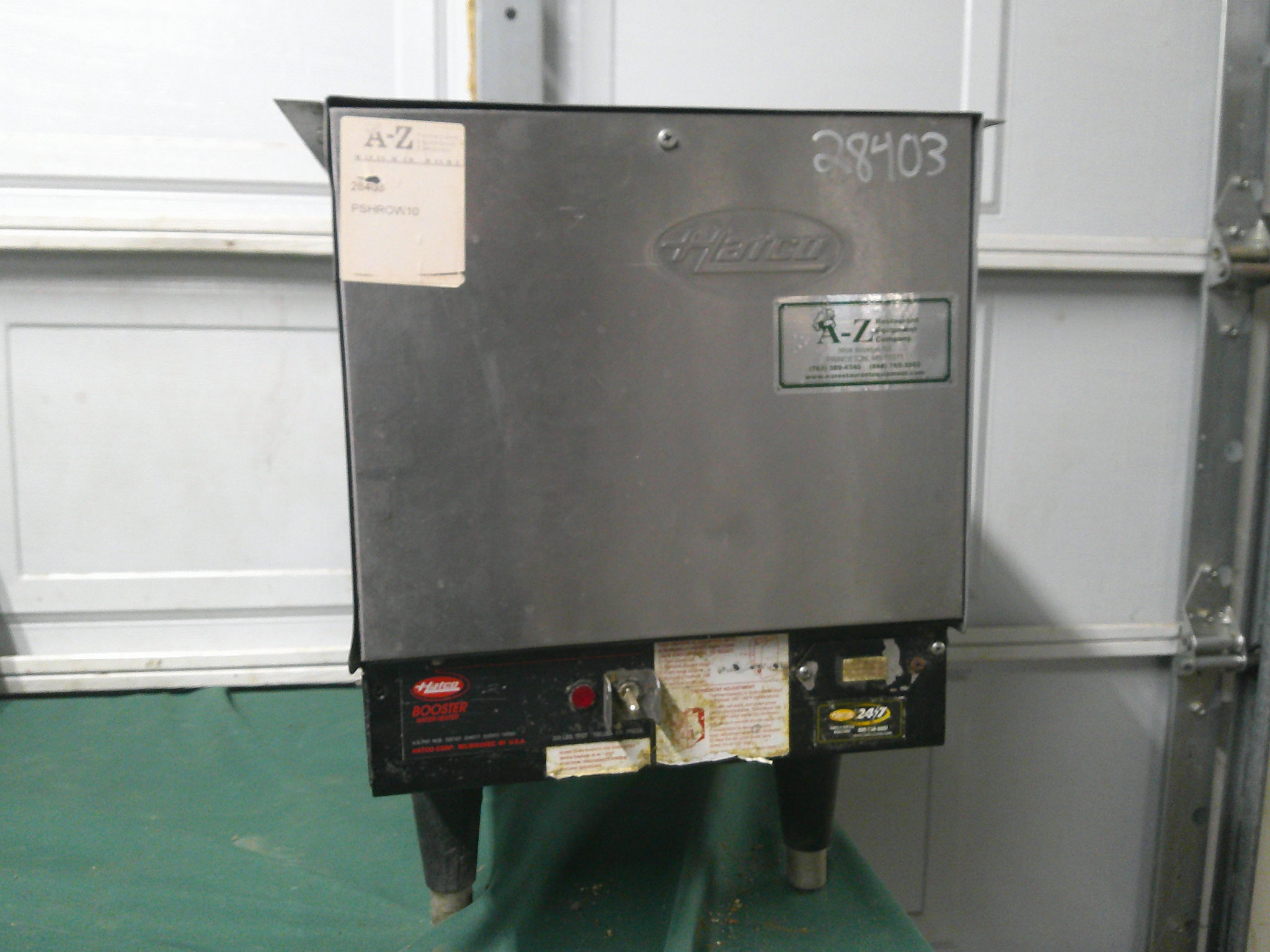 HATCO BOOSTER HEATER