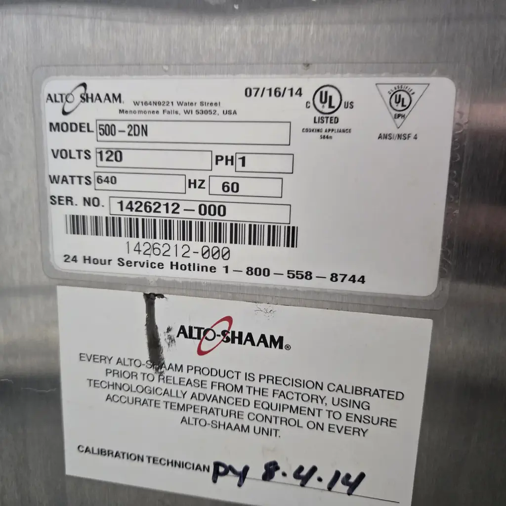 ALTO SHAAM 2 DRAWER WARMER