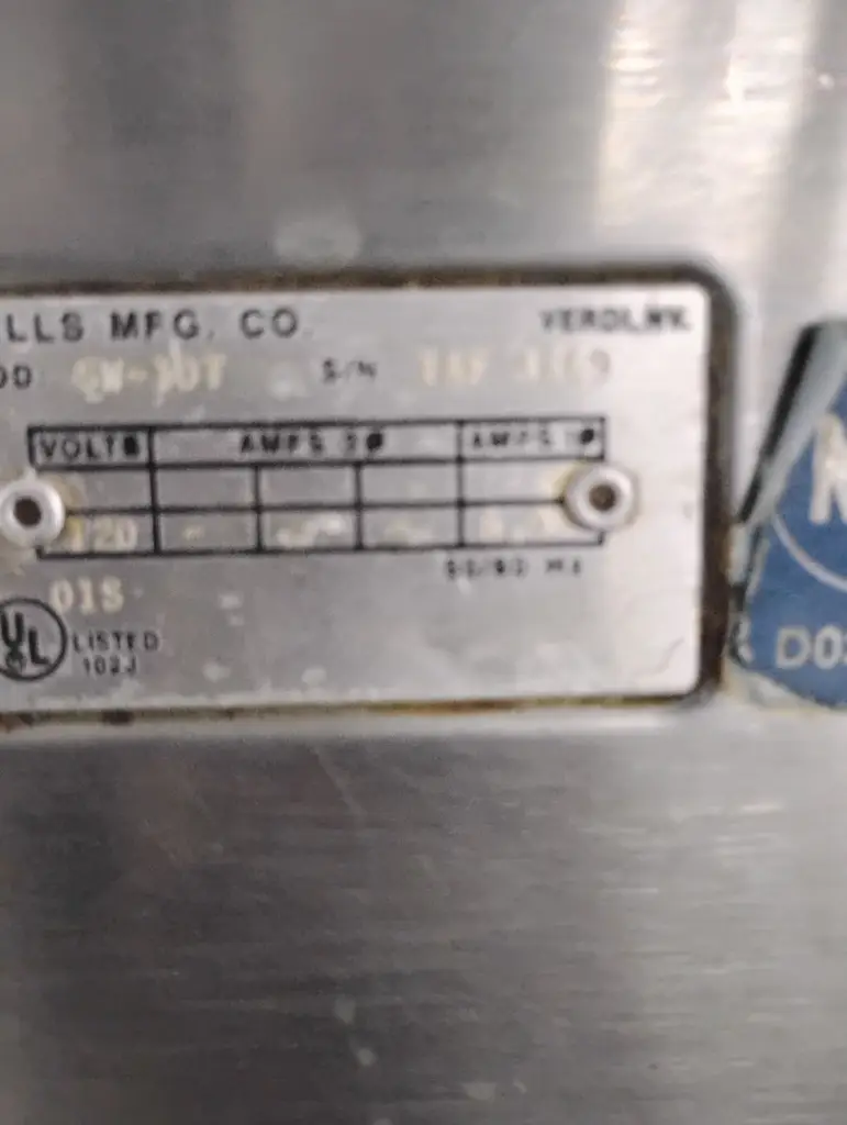 WELLS SS FOOD WARMER