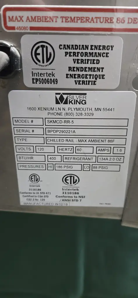 SILVER KING REF RAIL