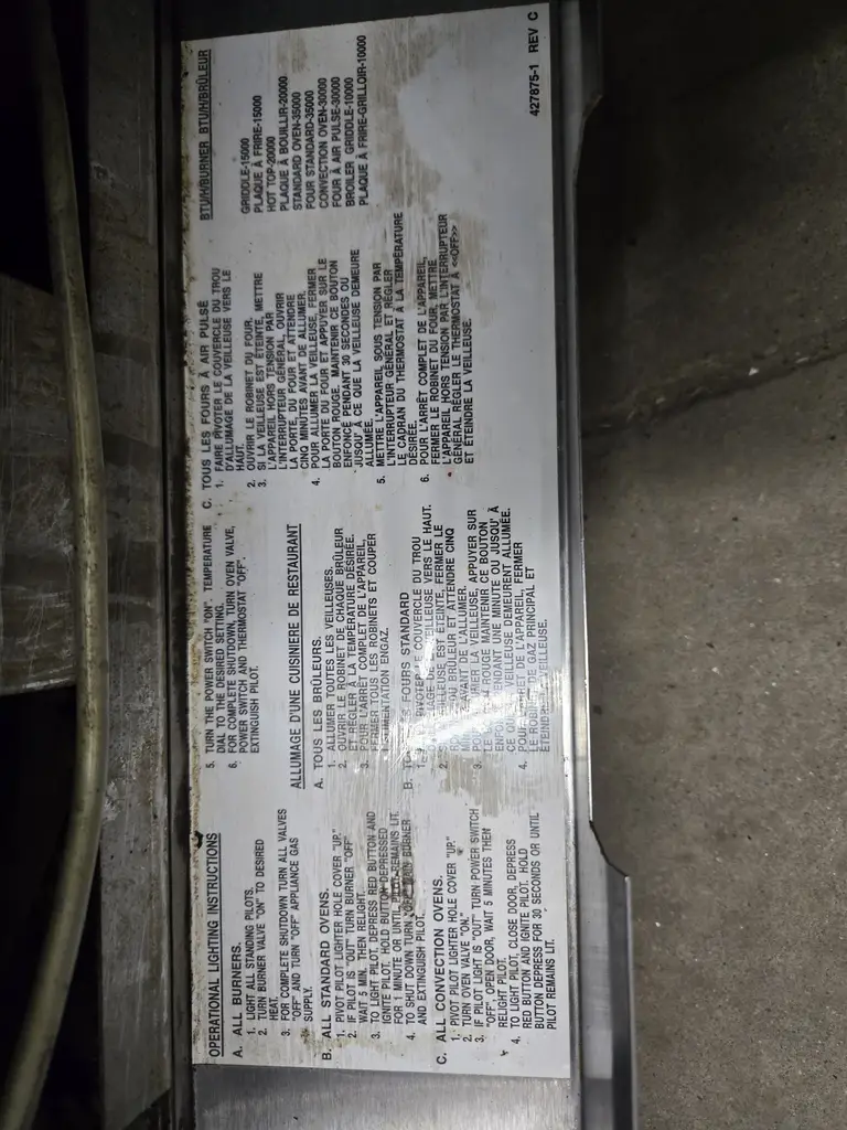 VULCAN 10 BURNER RANGE