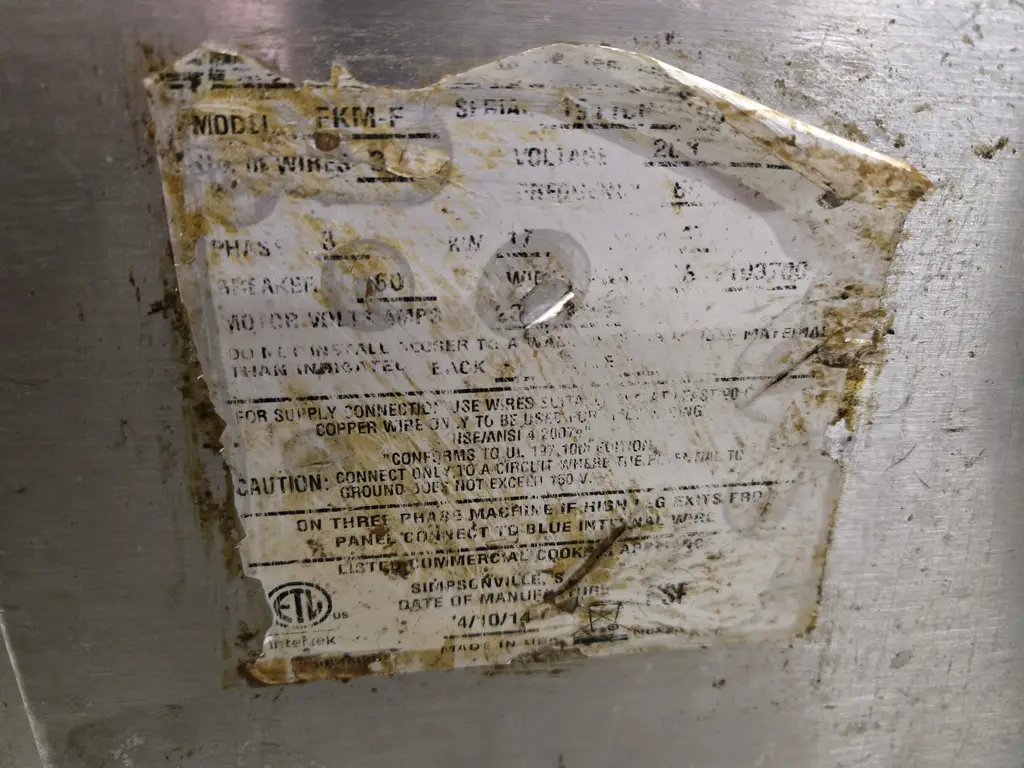 BKI 75LB PRESSURE FRYER