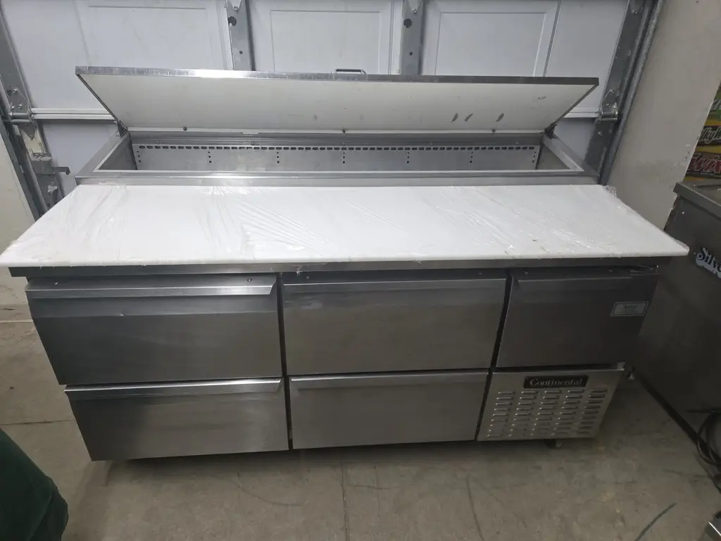 CONTINENTAL 68IN PREP TABLE