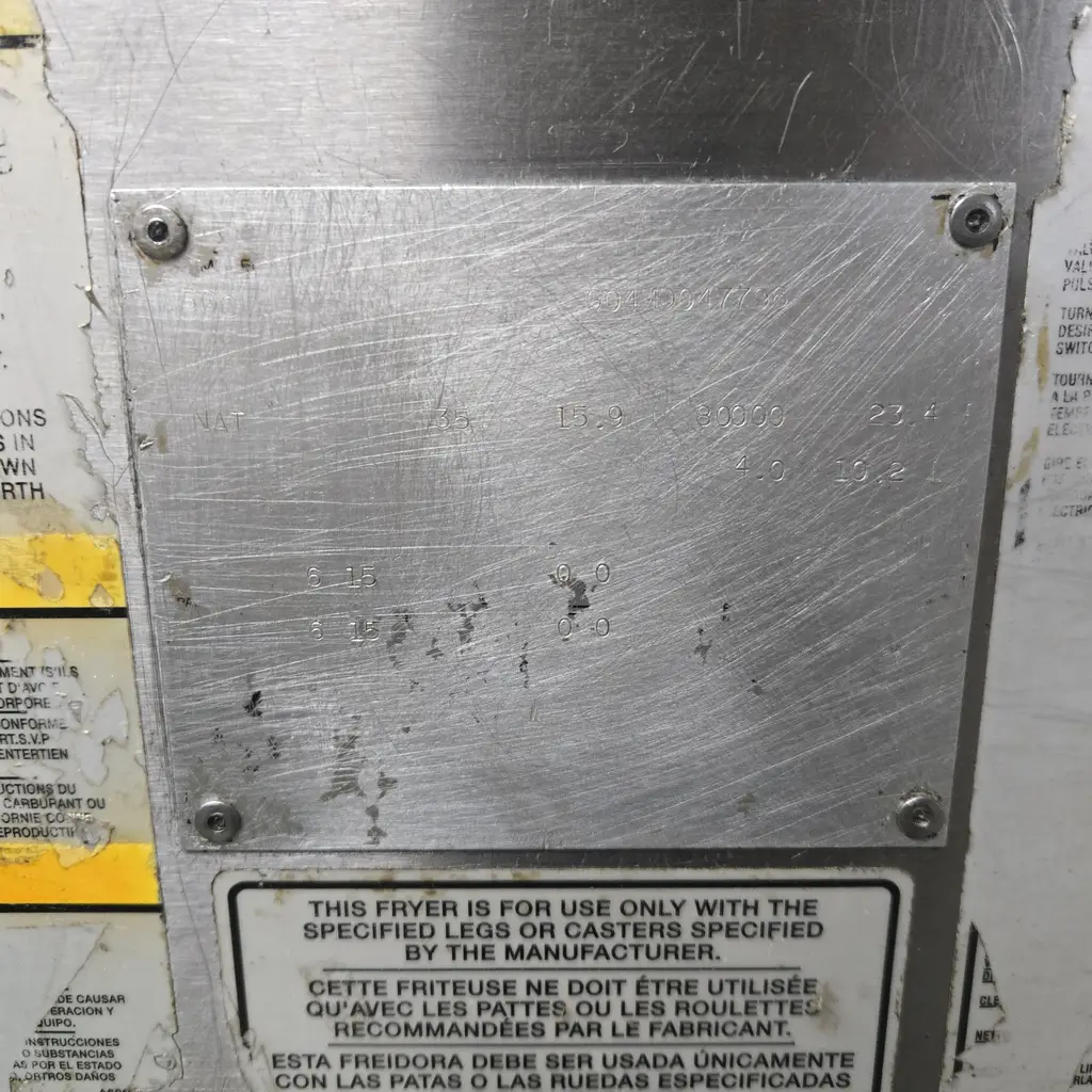 PITCO 20LB CT DEEP FRYER