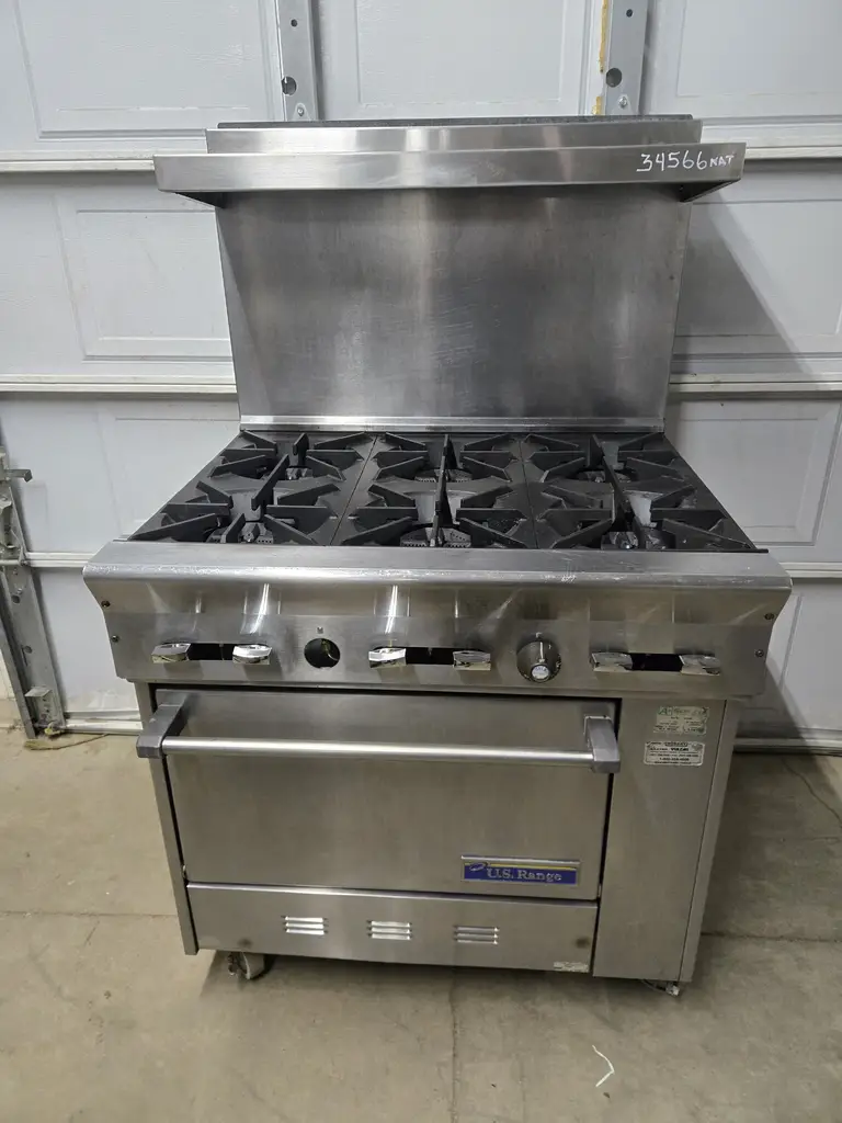 US RANGE 6 BURNER RANGE