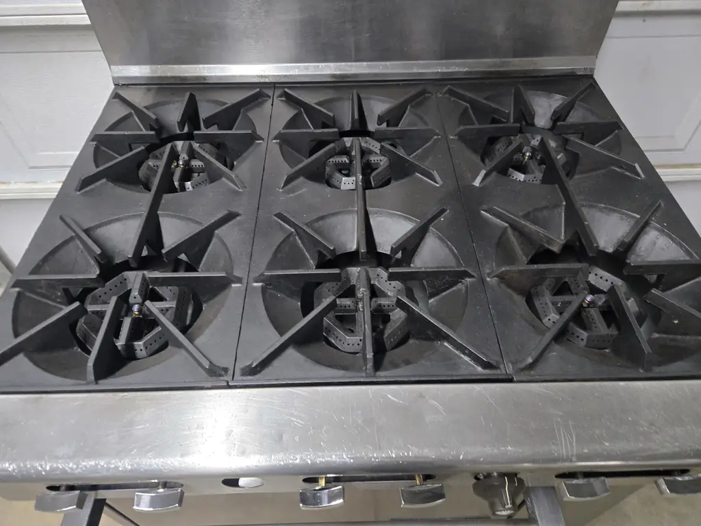 US RANGE 6 BURNER RANGE