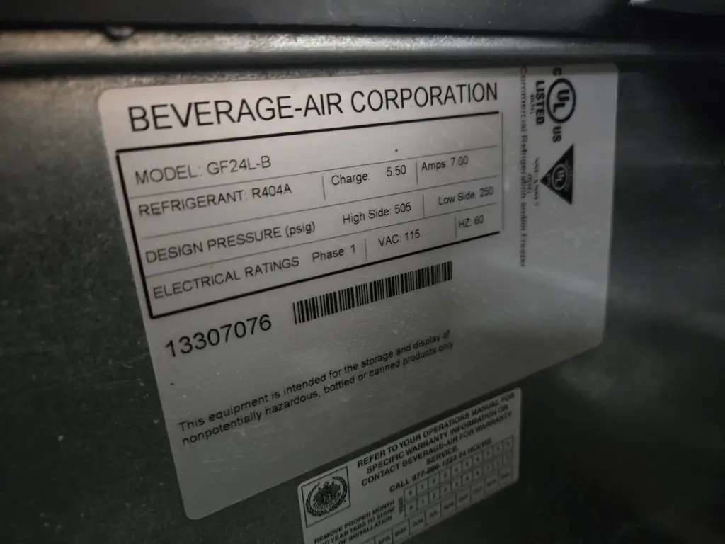 BEVERAGE AIR MUG CHILLER