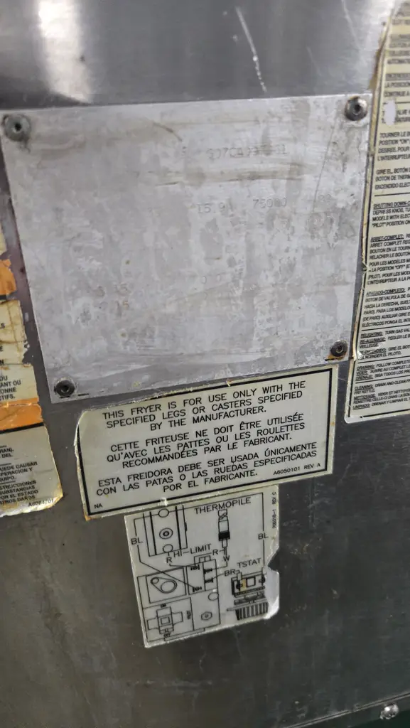 PITCO 35LB COUNTERTOP FRYER