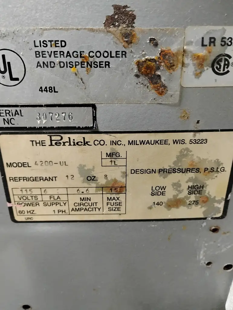 PERLICK GLYCOL SYSTEM