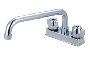 4 INCH DECK FAUCET WITH 6 INCH