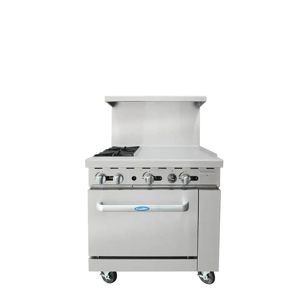 2 BURNER WITH 24 INCH GRIDDLE