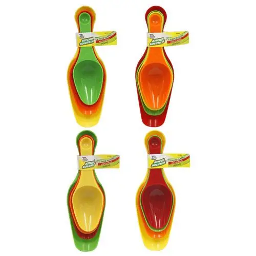 4 PC PLASTIC MEASURING SPOONS