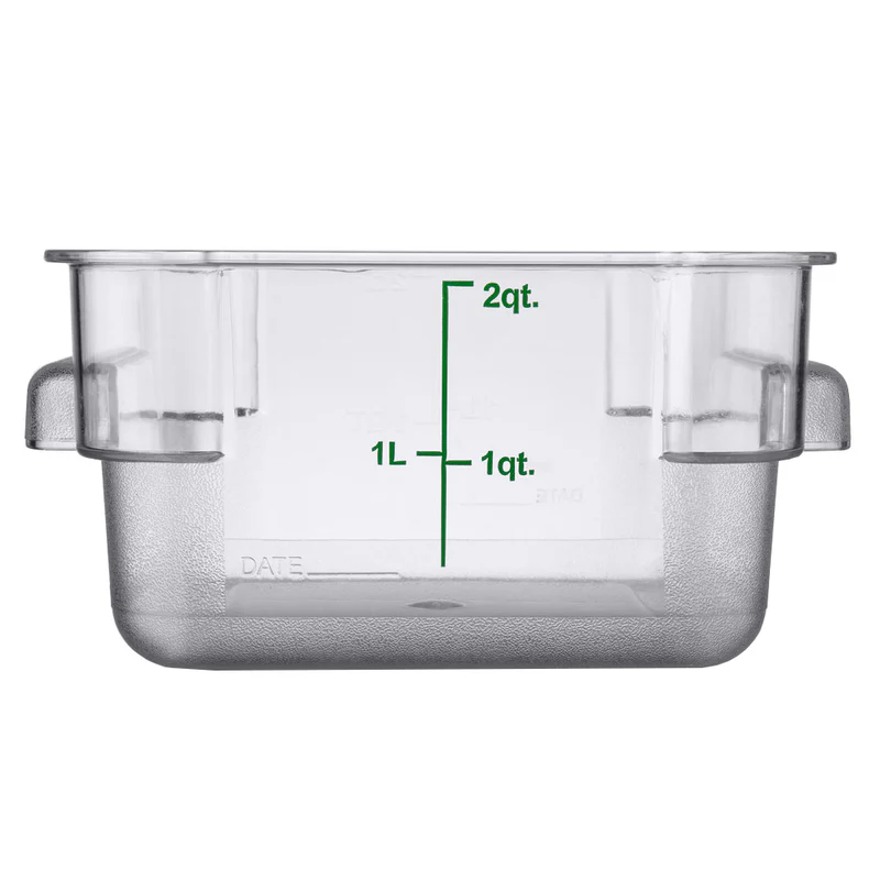 2 QT. SQUARE STORAGE CONTAINER