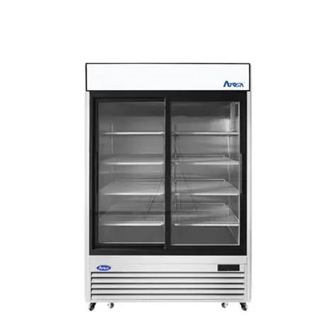 2 GLASS DOOR FREEZER