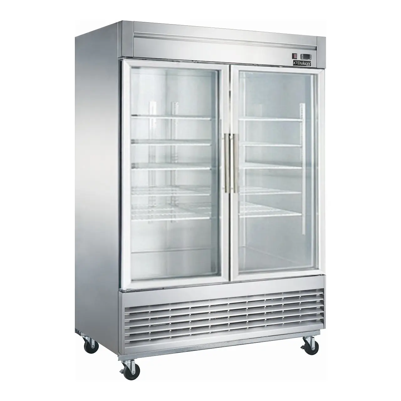 2 GLASS DOOR REFRIGERATOR BOTT