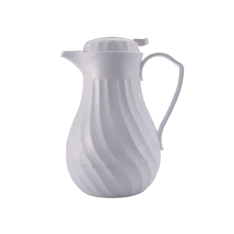 WHITE BEVERAGE SERVER