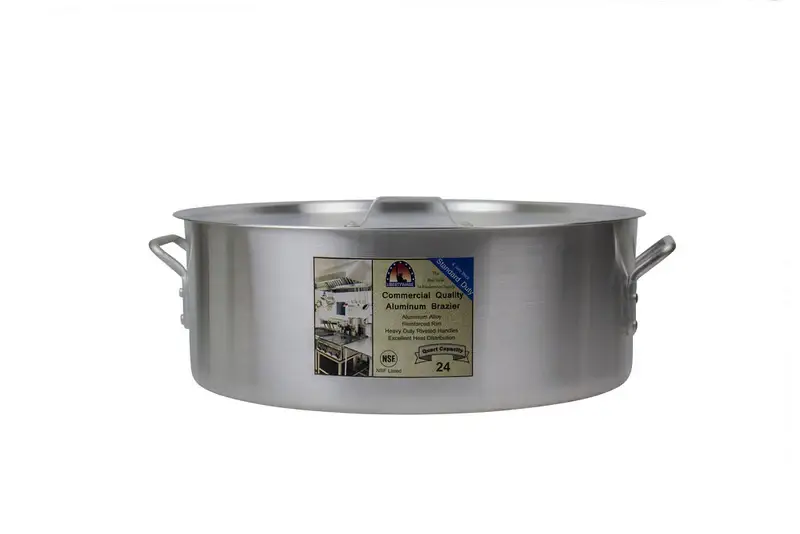 24 QT AL BRAZIER POT AND LID