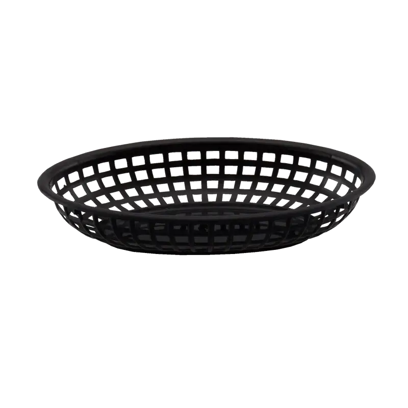 9.375IN OVAL BASKET - BLACK