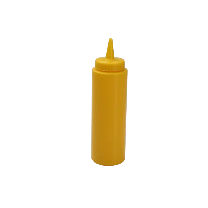 8OZ SQUEEZE BOTTLE/YELLOW