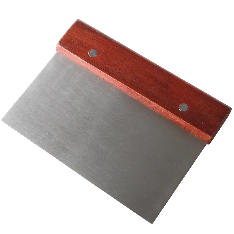 6IN DOUGH SCRAPER WOOD HDL