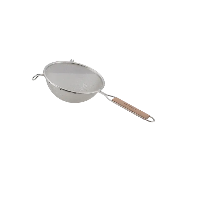 6IN WOODEN HDL STRAINER