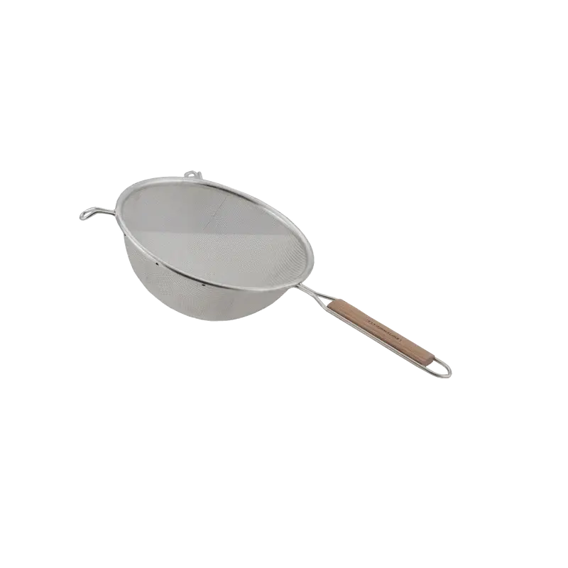 7IN WOODEN HDL STRAINER