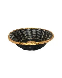 PLASTIC BREAD BASKET RD GOLD