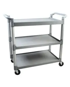 BUS CART PLASTIC GREY