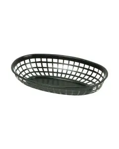 9.375IN OVAL BASKET - BLACK