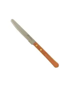 RD TIP STEAK KNIFE/ WOOD HDL
