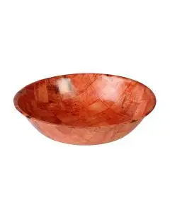WOVEN WOOD BOWLS 16 INCH