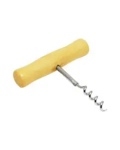 CORKSCREW W WOODEN HDL