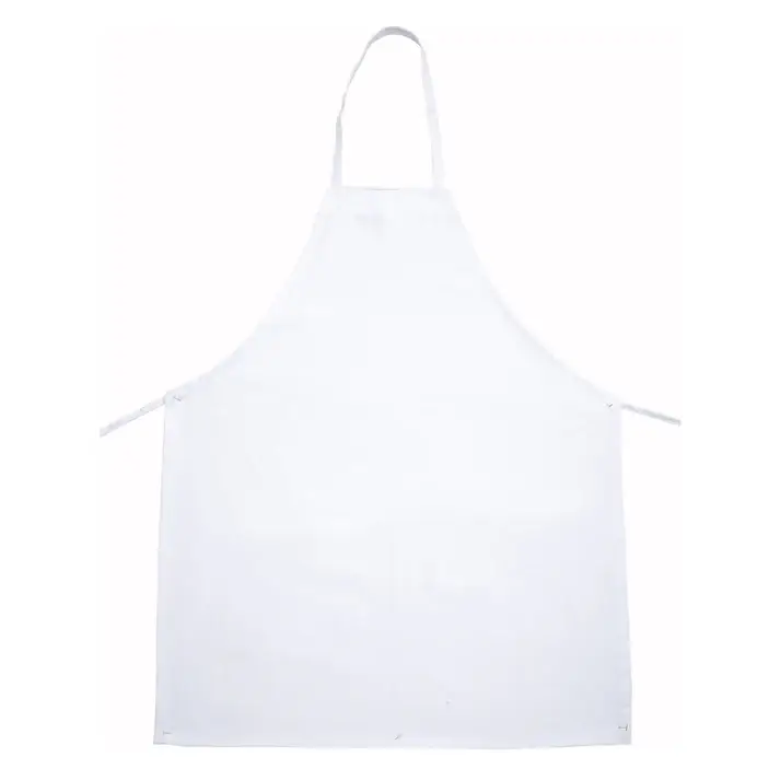 FULL LENGTH BIB APRON WHITE -