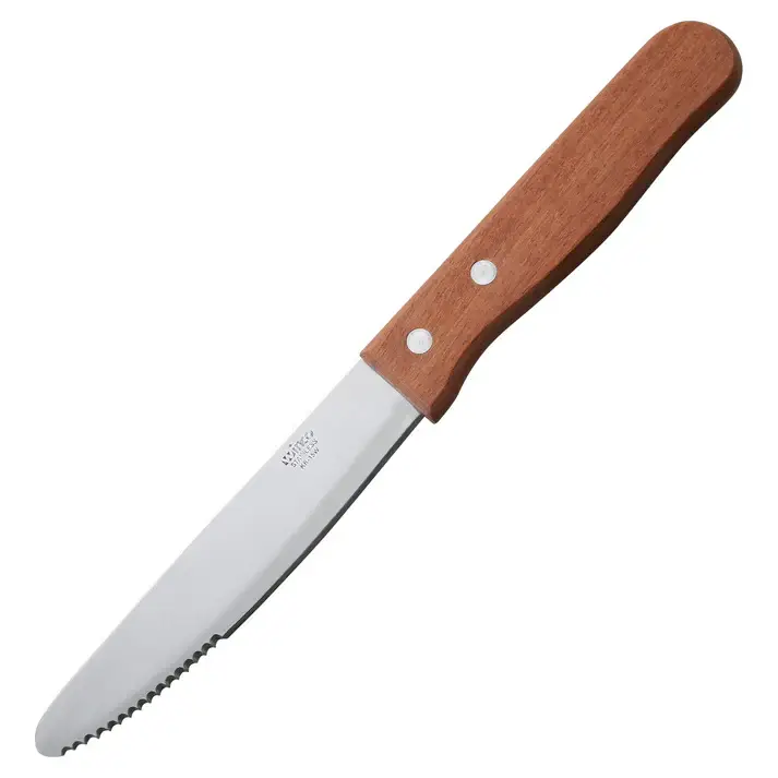 11IN RD TIP JUMBO KNIFE-WOOD H