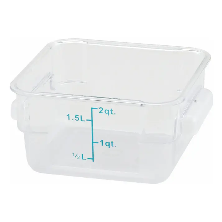 2 QT. SQUARE STORAGE CONTAINER