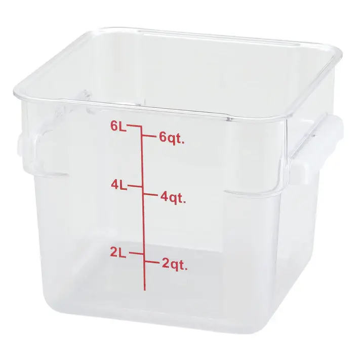 6 QT. SQUARE STORAGE CONTAINER