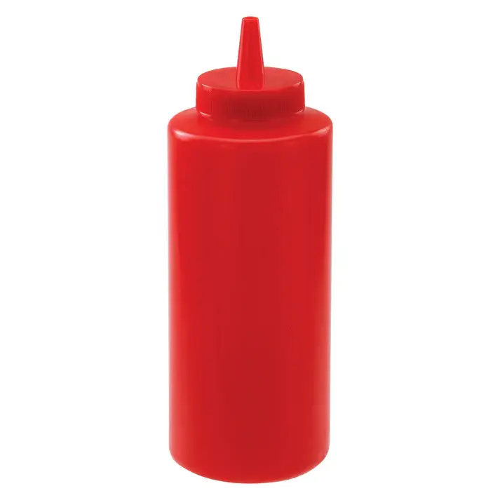 12 OZ. RED - SQUEEZE BOTTLE