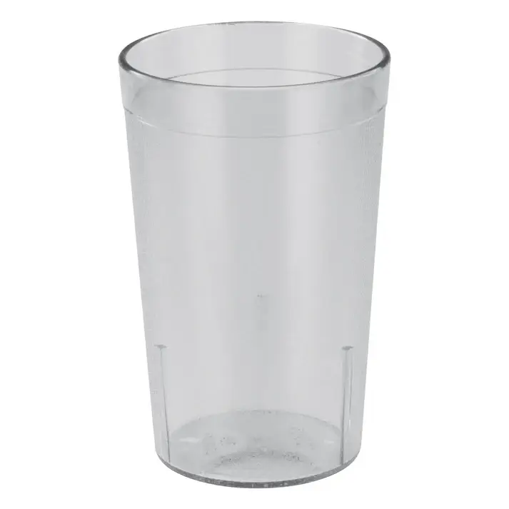 12 OZ CLEAR - PEBBLED TUMBLER