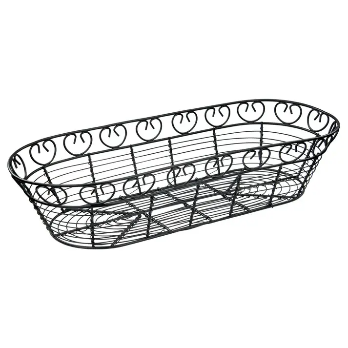 BLACK WIRE SERVING BASKET