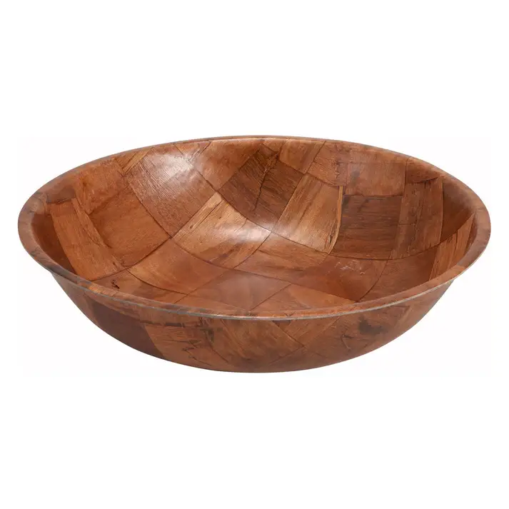 10IN WOODEN BOWL
